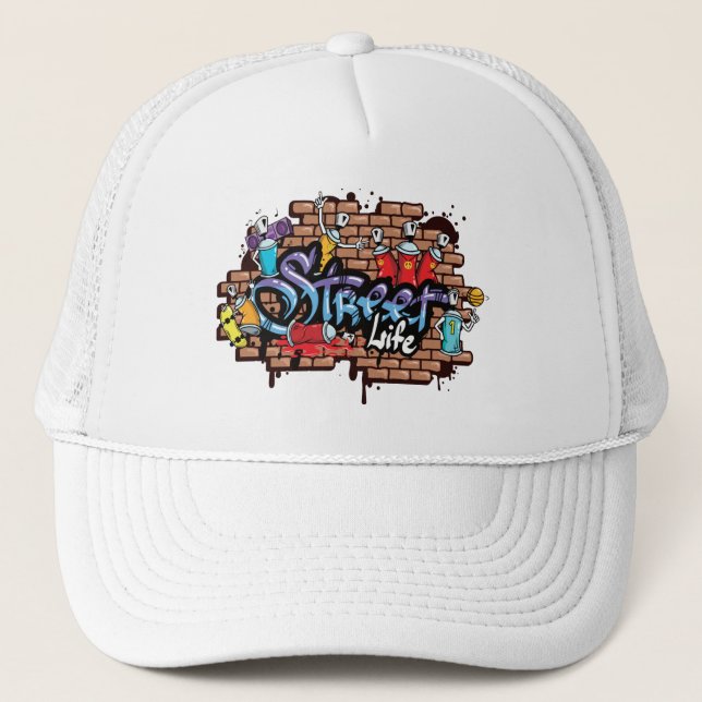 Street Life Trucker Hat (Front)