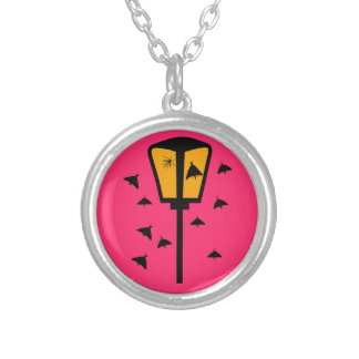 Street Light and Moths Necklace