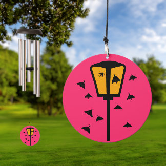 Street Light and Moths Wind Chime