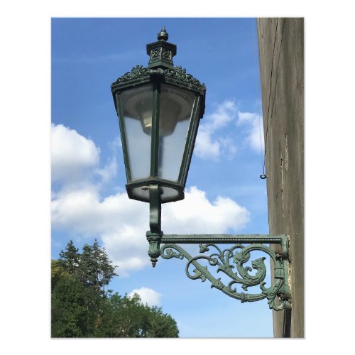 Street Light in Prague Czech Republic Photo Print