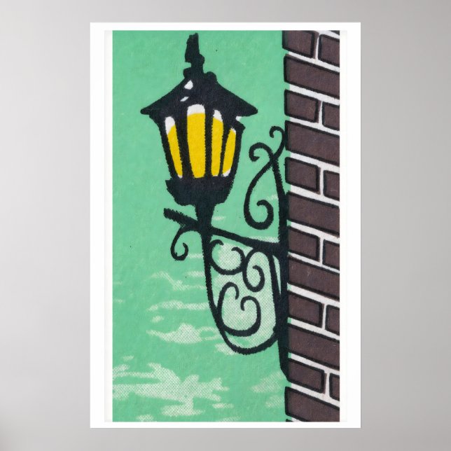 Street Light - Matchbox Print - Aesthetic Wall Art (Front)