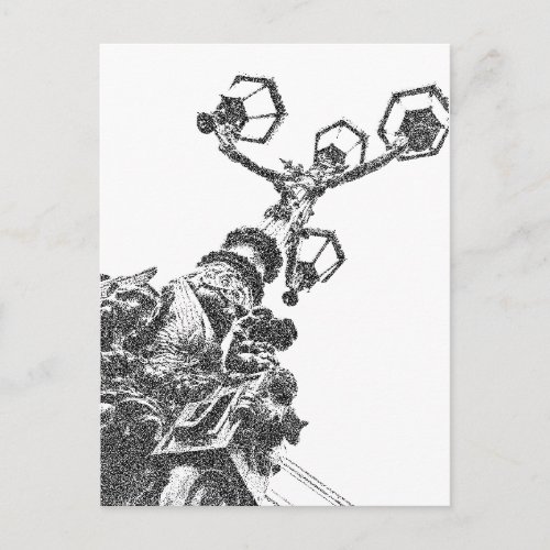 street light postcard