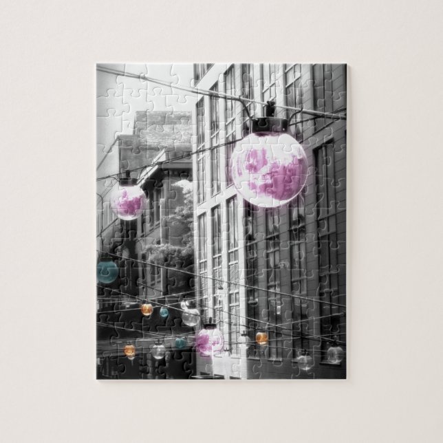 Street Lights Urban Art Jigsaw Puzzle (Vertical)