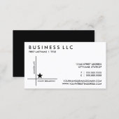 street map template business card (Front/Back)