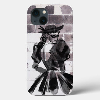 Street Muse – Fashion on the Wall iPhone 13 Case