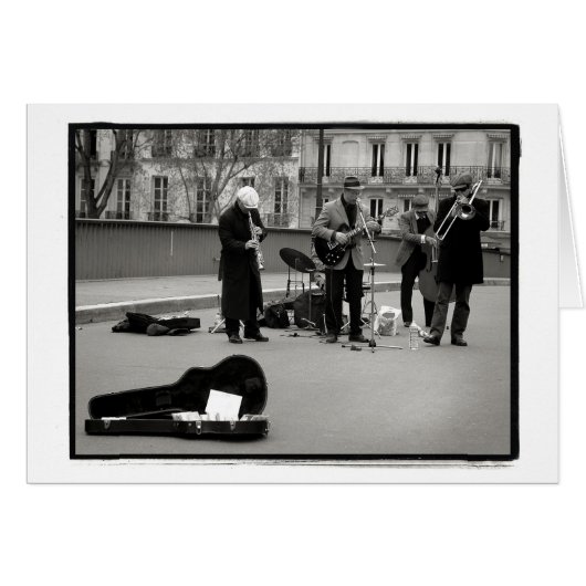 Street Musicians Card (Front Horizontal)