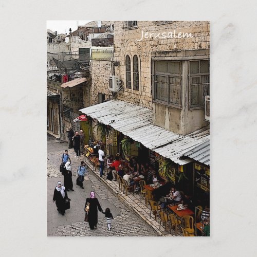 Street of Old City Jerusalem Postcard