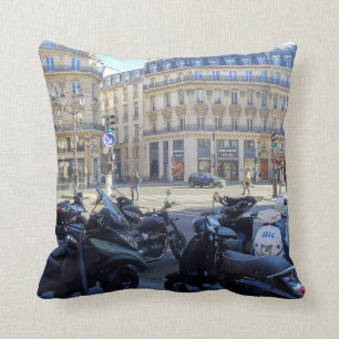 Street of Paris. France. Throw Pillow