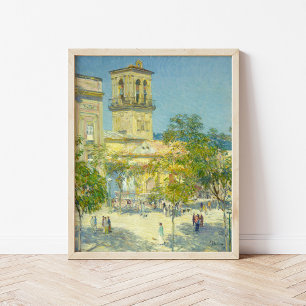 Street of the Great Captain Childe Hassam Poster