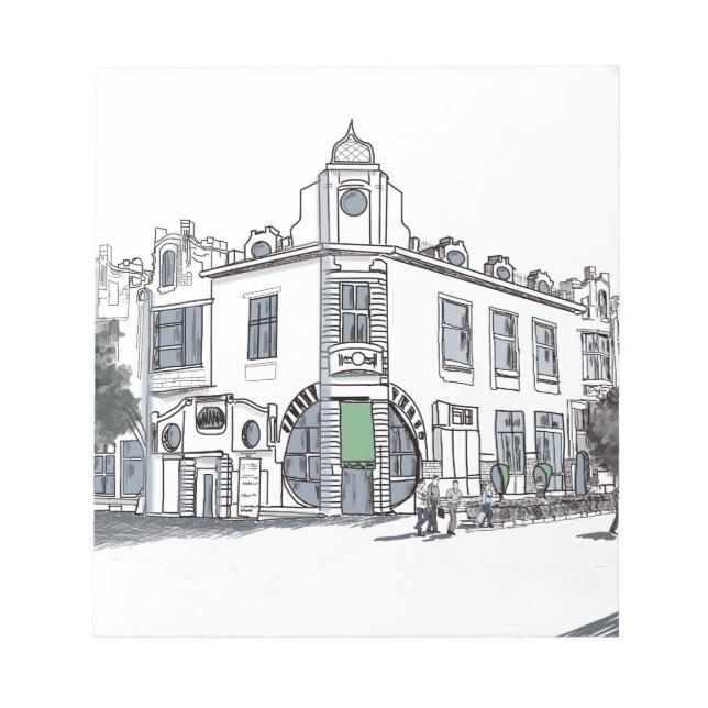 street of the old town notepad (Front)