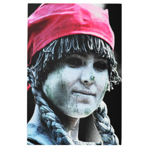 Street Performance 4 24x36 (60x90cm) wamecna Metal Print