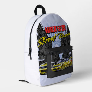 STREET RACER - IMPREZA WRX LEGEND PRINTED BACKPACK
