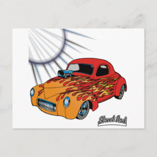 Street Rod Postcard