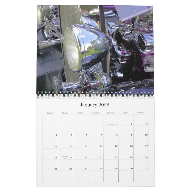 Street Rods 2008 Calendar (Jan 2026)