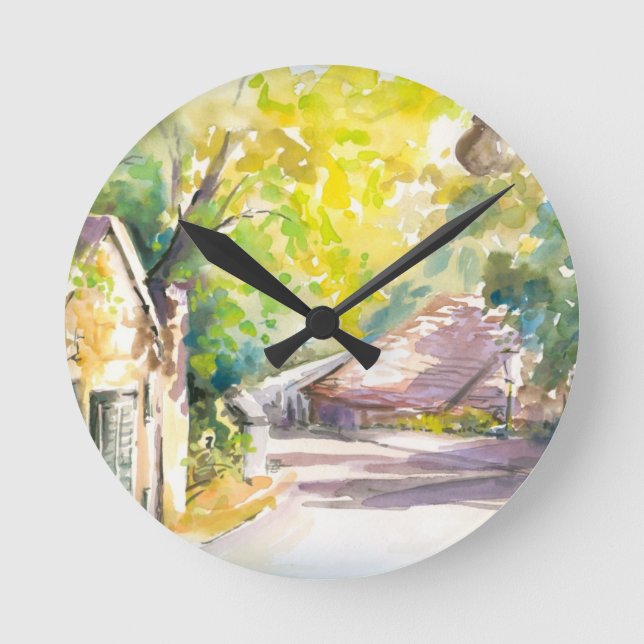 Street Round Clock (Front)