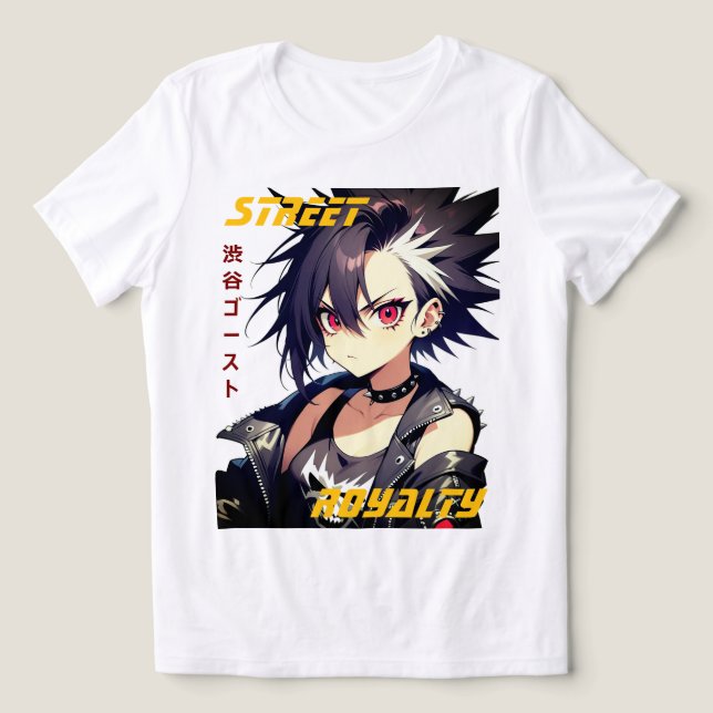  Street Royalty Anime Tee - Shibuya Ghost Edition (Design Front)