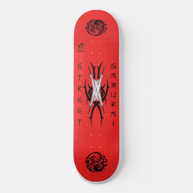Street Samurai Skateboard Deck (Front)