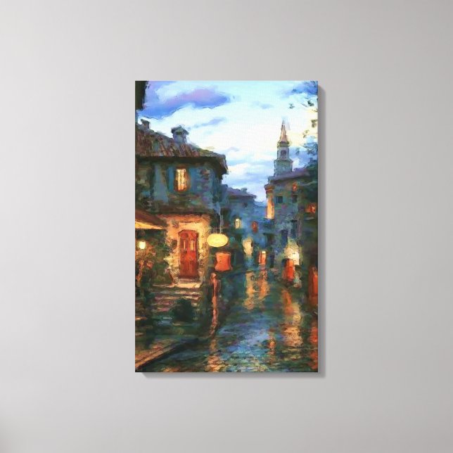Street Scene Canvas Print (Front)
