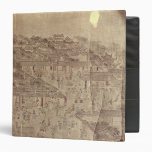 Street scene, Chinese, Ming Dynasty 3 Ring Binder