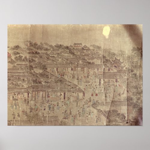 Street scene Chinese Ming Dynasty Poster