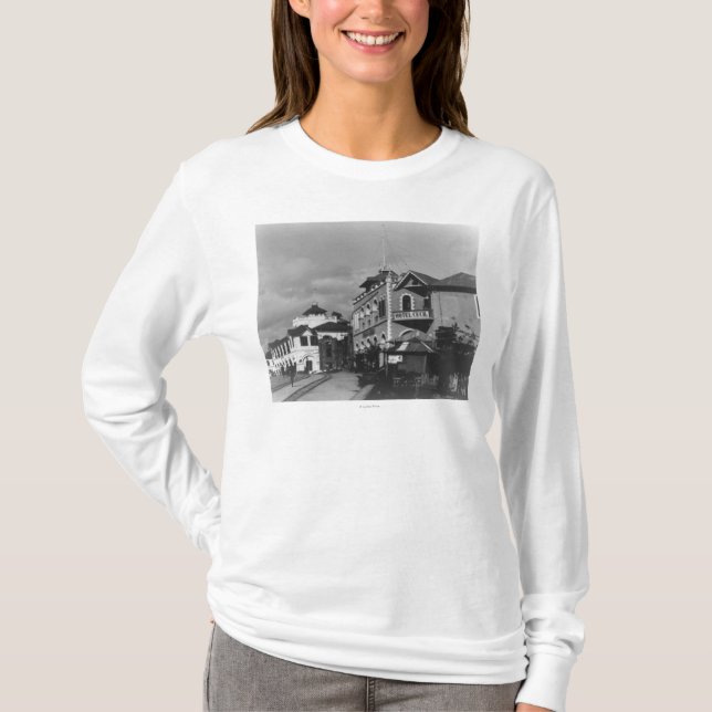 Street Scene in Mombassa Kenya Photograph T-Shirt (Front)