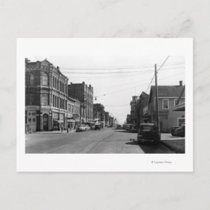Street Scene in Port Townsend, WA Photograph Postcard