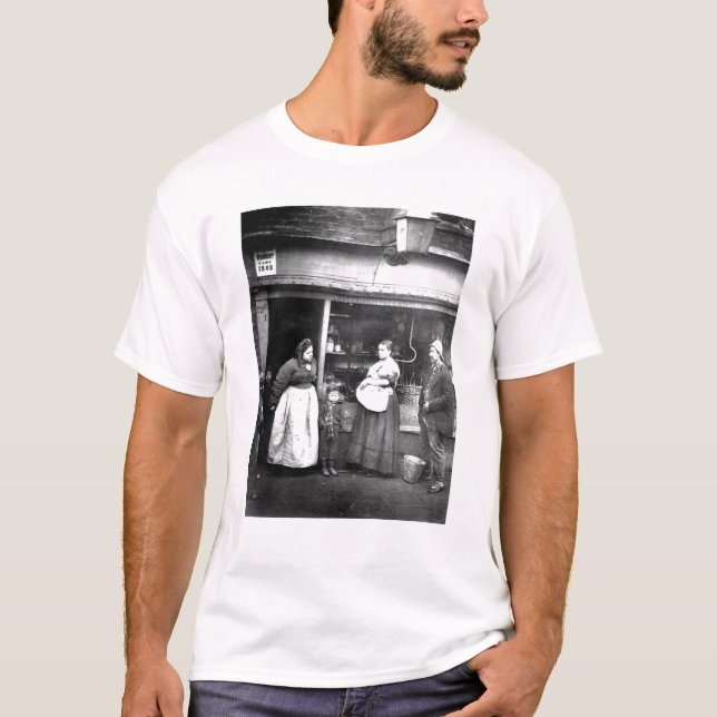 Street scene in Victorian London T-Shirt (Front)
