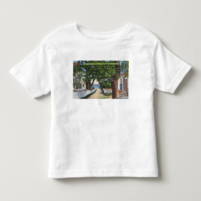 Street Scene of Residences Toddler T-shirt (Front)