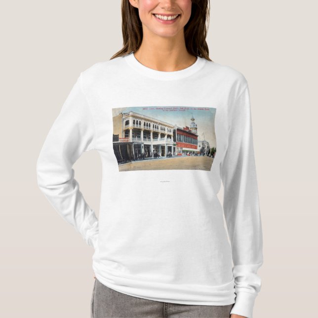 Street Scene Showing the Tremont Hotel T-Shirt (Front)