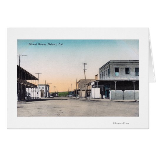 Street SceneOrland, CA Cards (Front Horizontal)