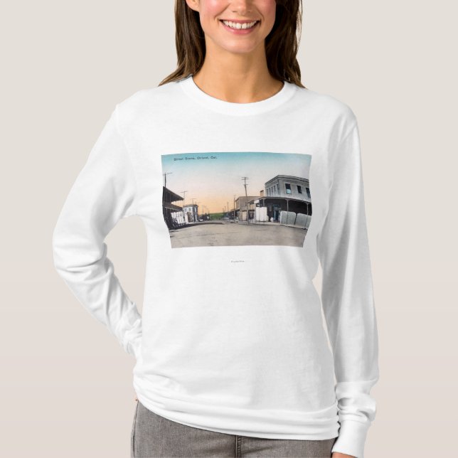 Street SceneOrland, CA T-Shirt (Front)