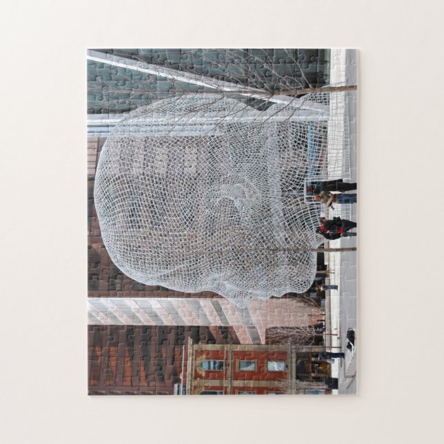 Street Sculpture Calgary. Jigsaw Puzzle (Vertical)