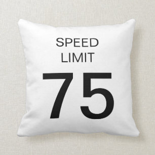 Street Sign Accent Pillow