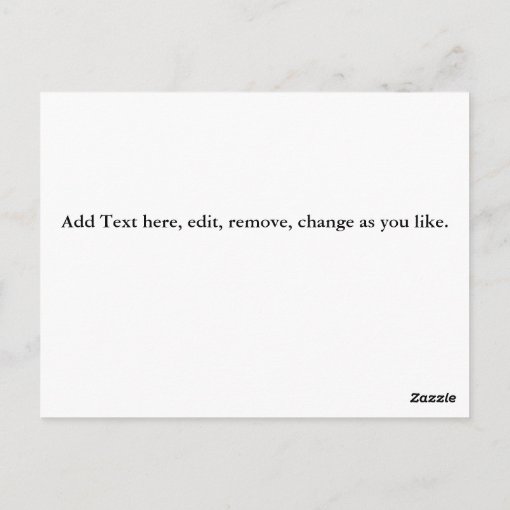 Street Sign Blank, Add Name, Rue Name Postcard Zazzle
