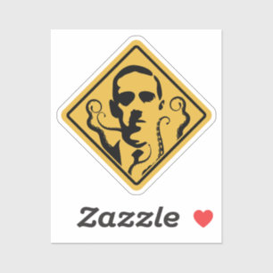 Street Sign Lovecraft Sticker