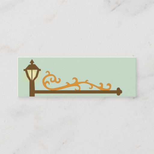 Customizable Street Sign - Skinny Business Cards