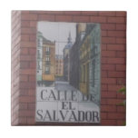 Street Signs Of Madrid Tiles at Zazzle