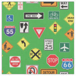 Street Signs Road Trip RV Fabric