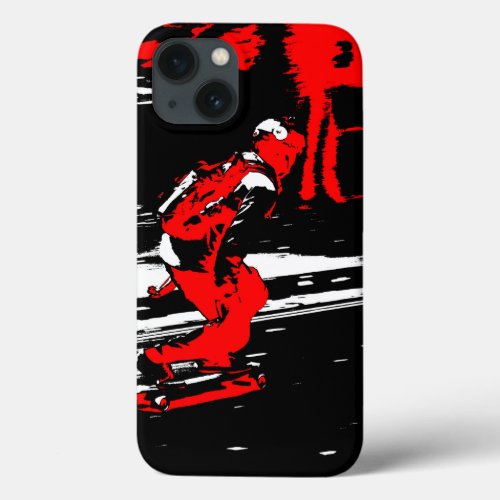 Street Skater  _  Skateboarder iPhone 13 Case