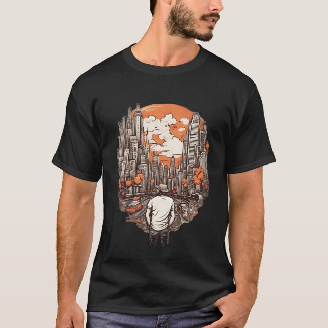 Street Smart Style Show Your Big City Love with re T-Shirt (Front)