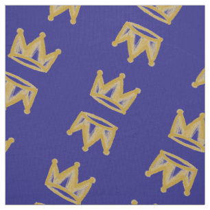 Street style graffiti crown fabric