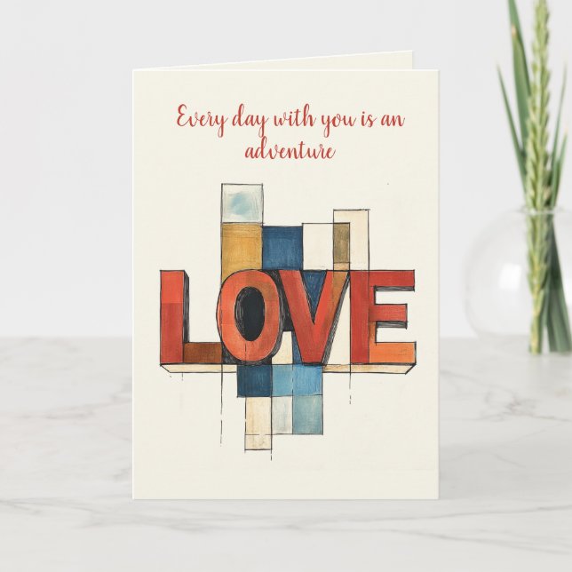 Street Style Love Valentines Day Card (Front)