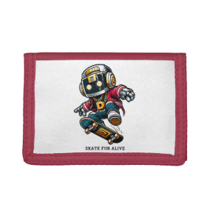Street Style Skate Series Tri-fold Wallet