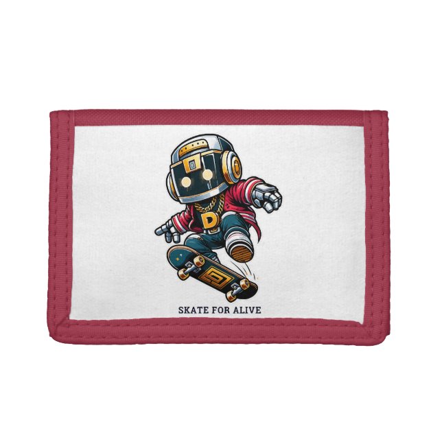 Street Style Skate Series Trifold Wallet (Front)