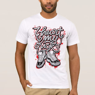 Street Style Sneaker Graphic T-Shirt