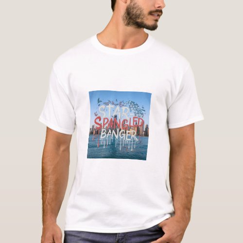Street Style Star_Spangled Banner T_Shirt