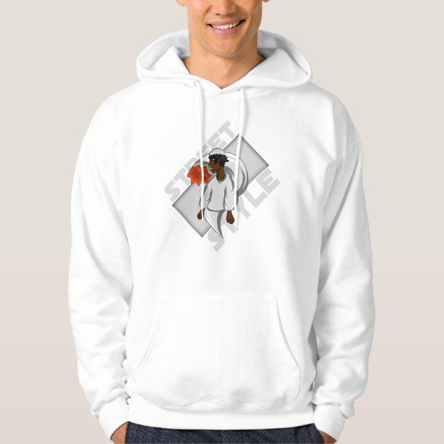Street Style - T-Shirt Hoodie (Front)