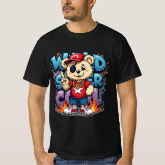 Street Style Teddy – Wild Super Cool Graffiti Tee