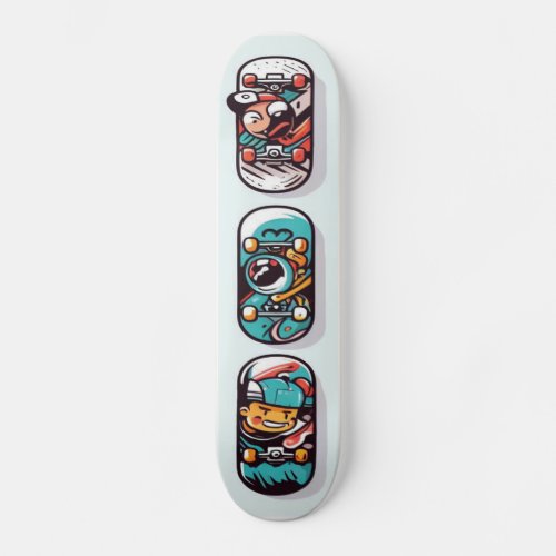 Street surge cartoon design 2 skateboard