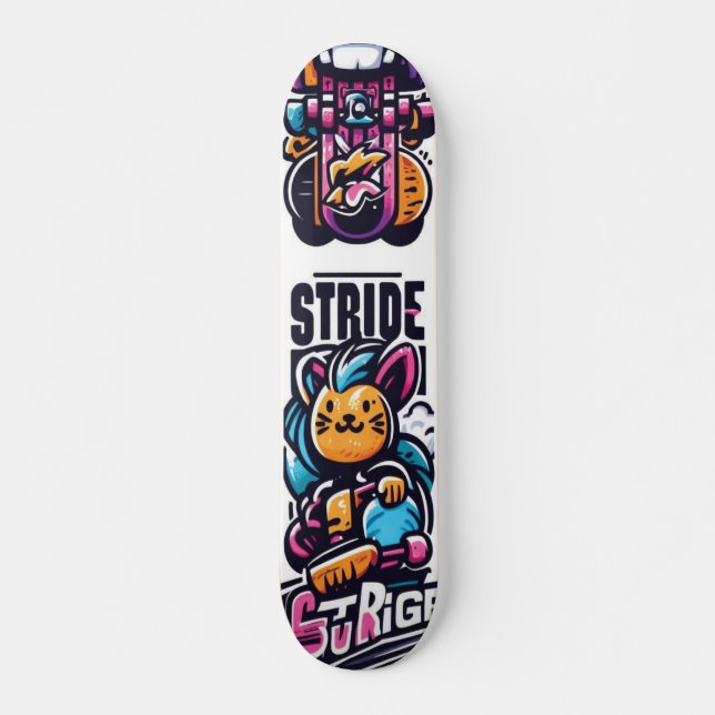 Street Surge cartoon skateboard part 1 (Front)